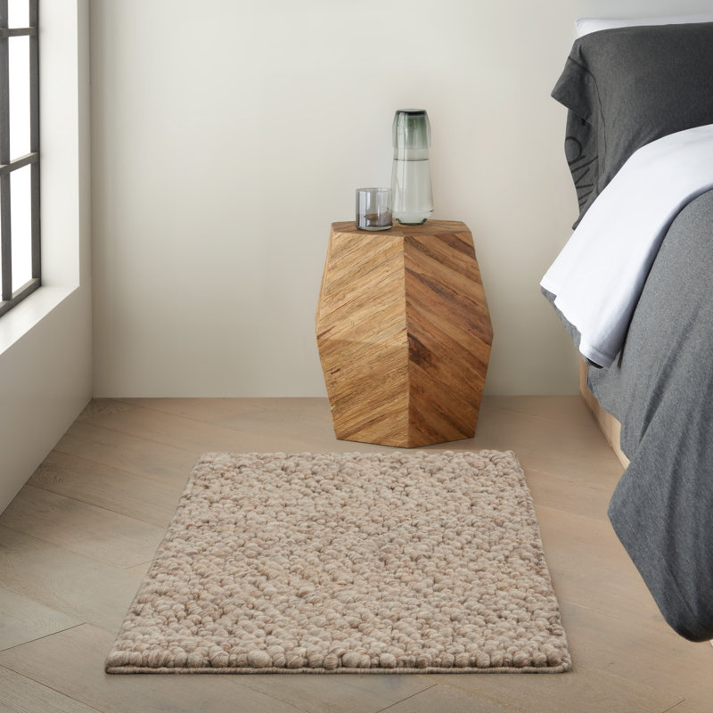 Tapis brun en laine Trussville, Rectangle 2 pi x 3 pi