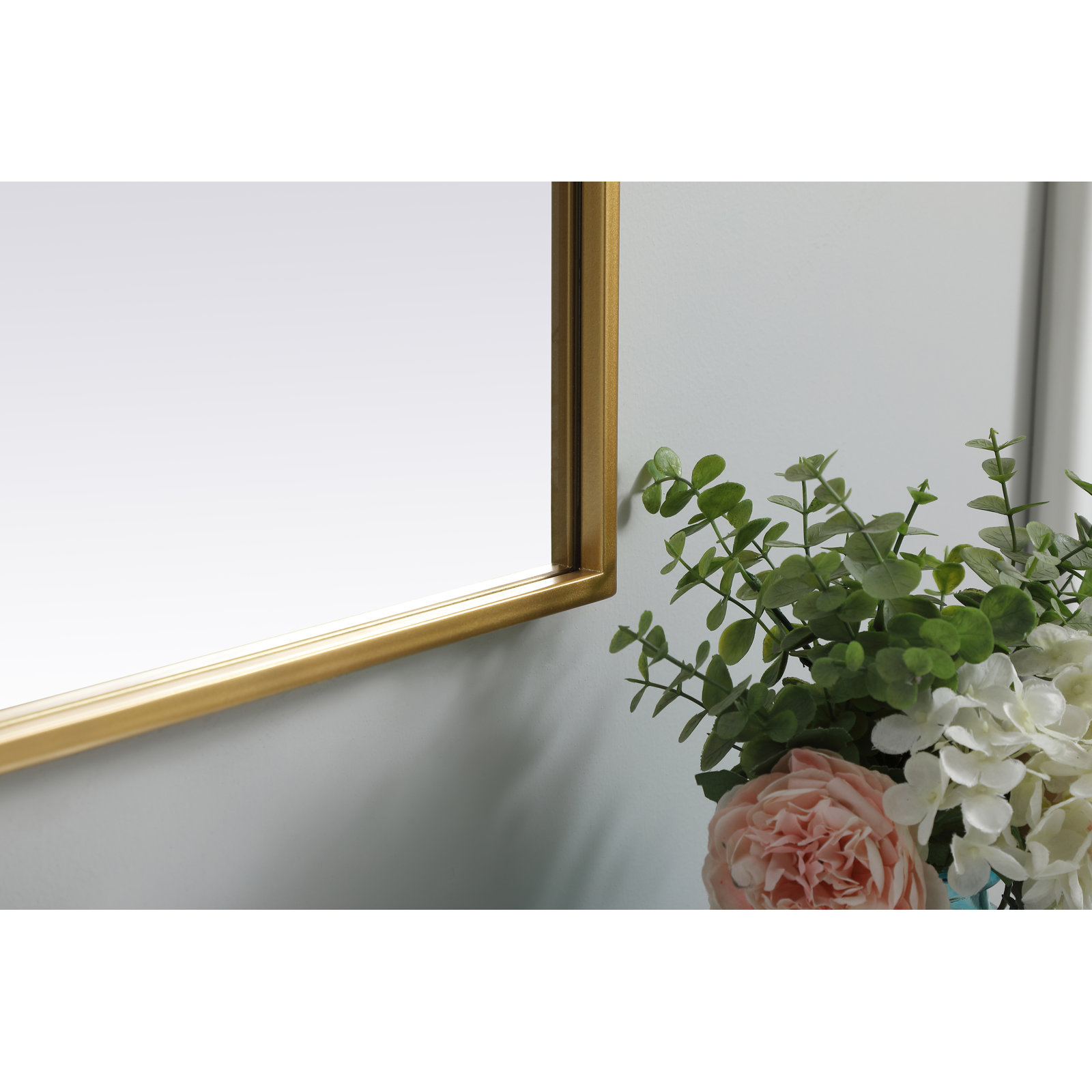Sabine 36" Accent Mirror, Brass, 36" x 36"