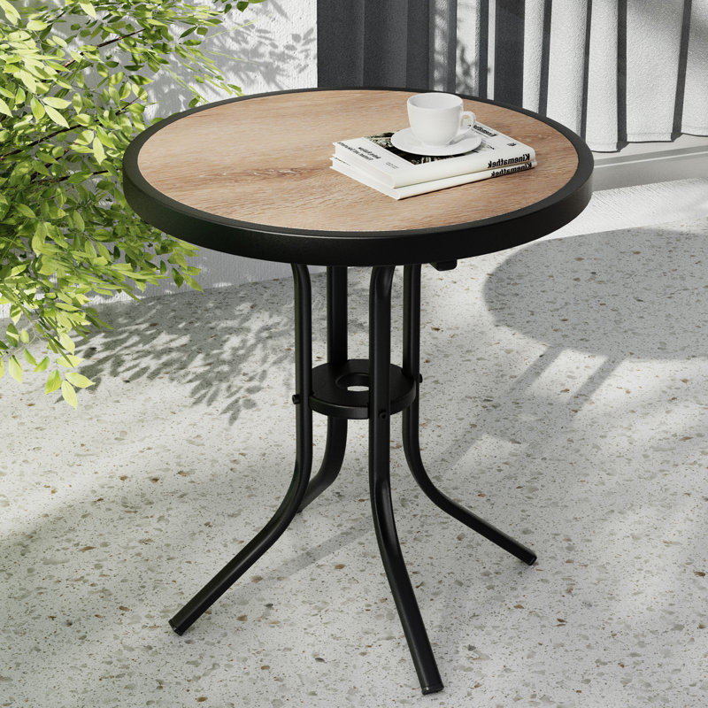 Outdoor Round Steel Side Table