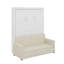 Lit escamotable double avec coussin-1491497976