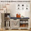 8 Pair Shoe Storage Bench-1828610770