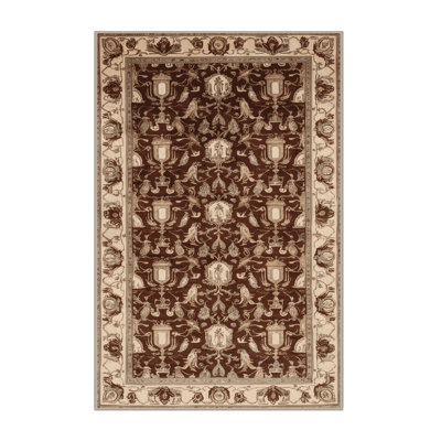 Machine Washable French Beige Area Rug