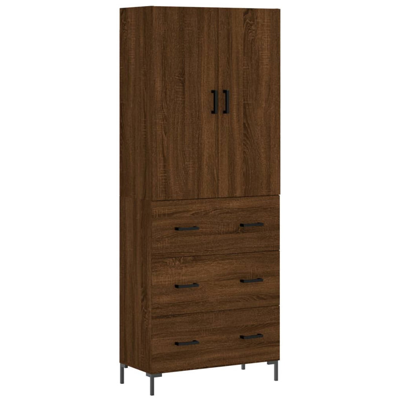Kifer 69.5cm Sideboard, Brown Oak