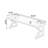 Nut-brown Rectangular Solid Wood desk-80725973