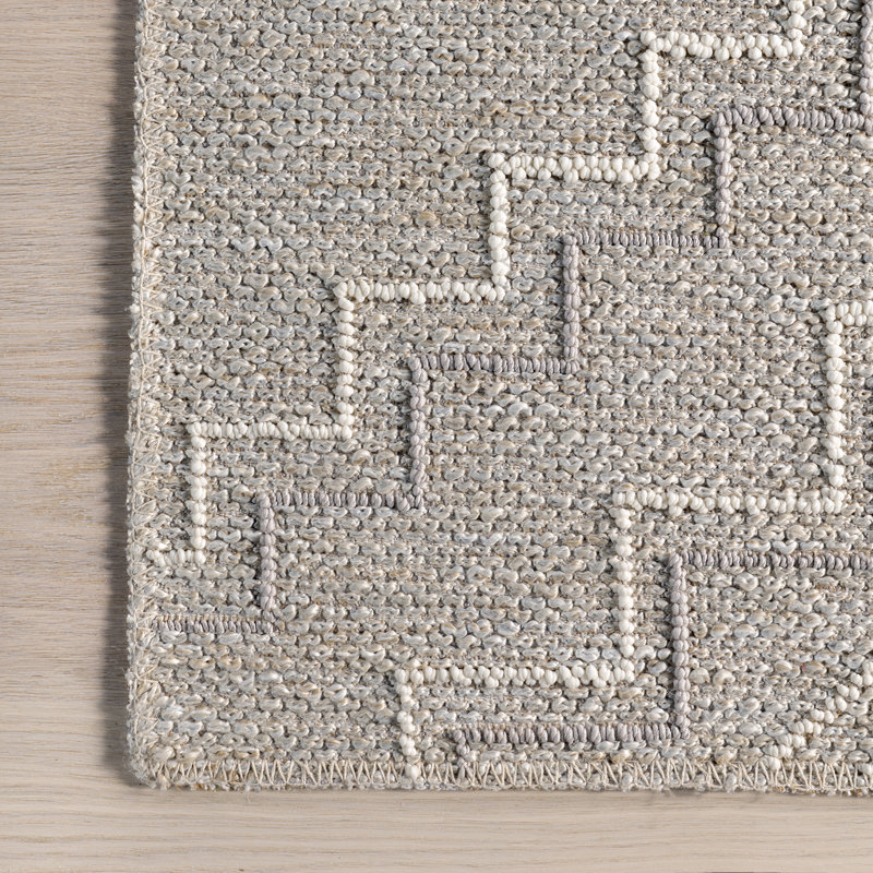 Alani Textured Moroccan Area Rug, Rectangle 5'3" x 7'6"