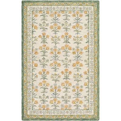 Rectangle Moroccan Wool Hand Tufted Washable Area Rug