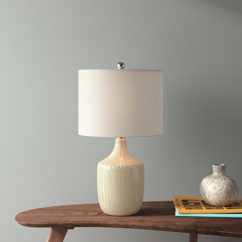 Avdulla Ceramic Table Lamp, Cream