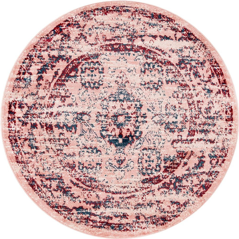 Tapis contemporain Endel, Rond 5 pi