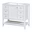 Ensemble de meuble-lavabo avec lavabo et trois tiroirs fonctionnels-94890083