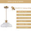 Luminaire d'îlot de cuisine rétro en verre givré réglable-400308640