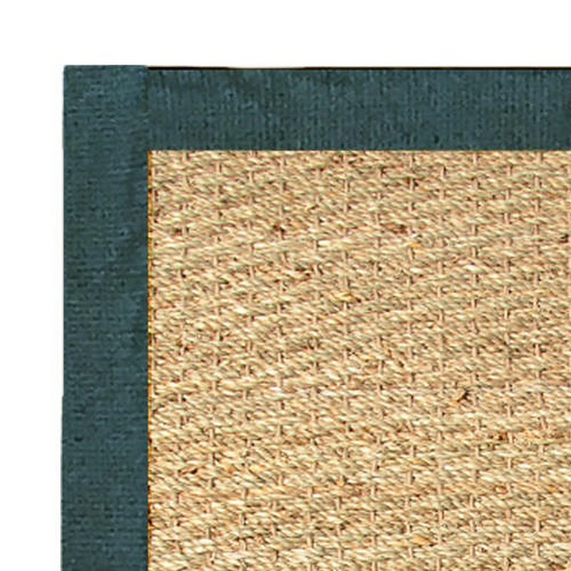 Tapis bleu sarcelle/beige Wininger, Rectangle 3 pi 4 po x 5 pi