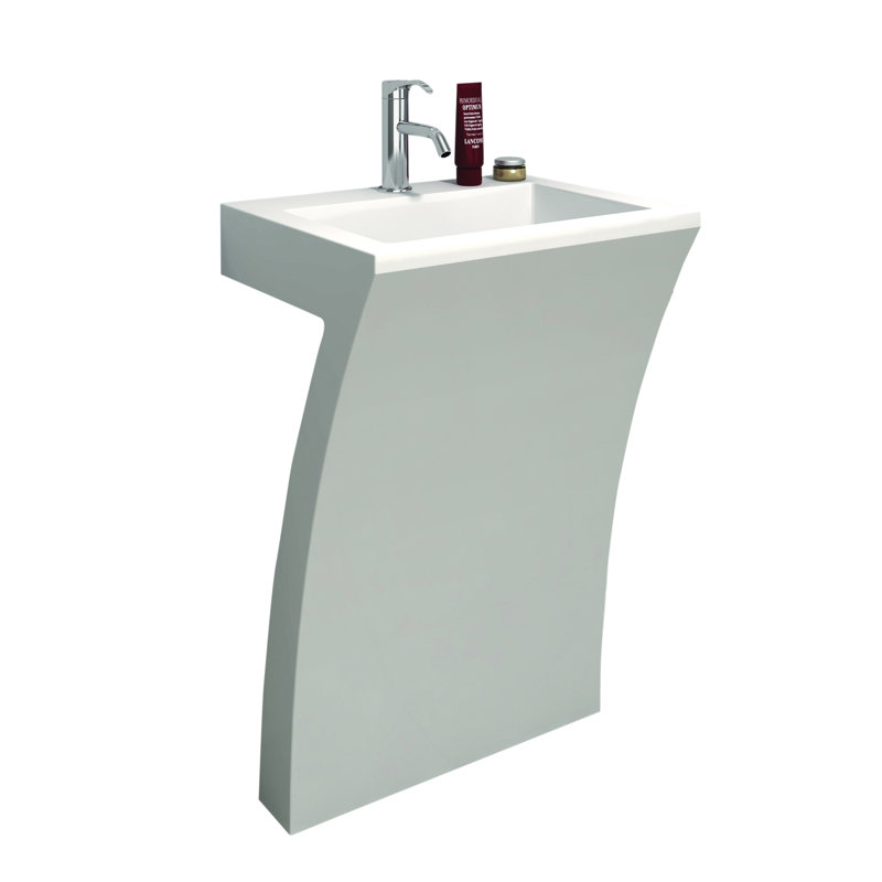 Cedar Falls 22"Pedestal Sink with Overflow