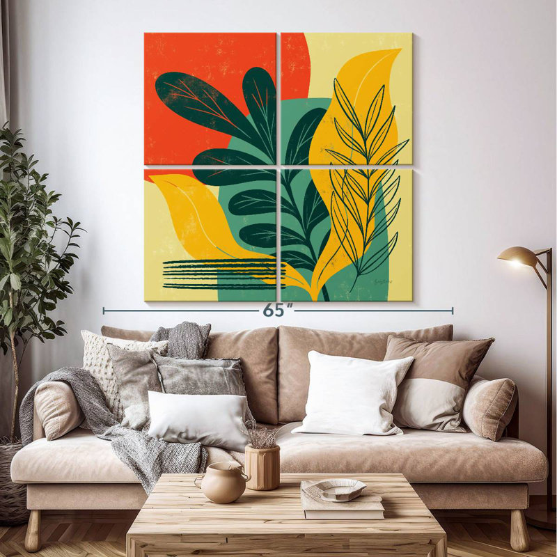 Harnek Mid-Century moderne III, H 50 po x l 50 po