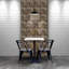 11 7/8"H x 11 7/8"W x 3/4"D Boca Boat Wood Mosaic Wall Tile
