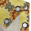 Rideau 2 panneaux de fenêtre East Urban Home Mandala, 50 po x 120 po, rubis jaune et noir-246685119