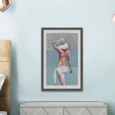 Beach Fashionista - Single Picture Frame Painting