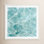Tupper "Clear Blue Water Colorful Ocean" Print