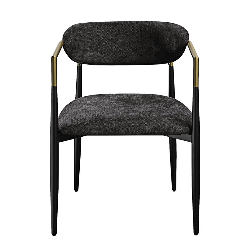 Chaise d'appoint rembourrée (ensemble de 2)