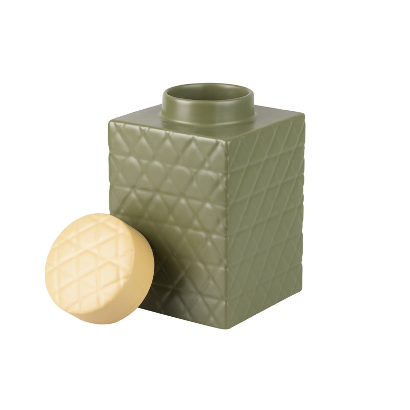Ceramic Jar 16x16x26 Cm, Yellow