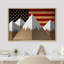 «American Flag Mountain», reproduction d'art sur toile-94585734-94585735