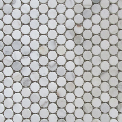 12" x 11" Marble Mosaic Wall & Floor Tile
