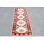 Tapis turc vintage en laine rouge pour l'entrée Tribal Home Decor