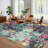 Abstract Machine Washable Rug for Living Room Soft Bedroomm Rug Non Shedding Indoor Floor Mats Modern Contemporary Colorful Office Carpet Stain Resistant Throw Carpet-1942248526