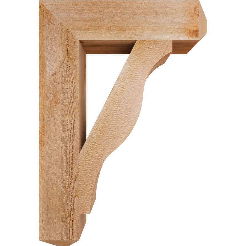Support pour artisan Funston, H 38 po x l 6 po x P 26 po, Sciage brut, Cèdre rouge