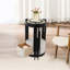 Table de chevet ronde à DEL avec station de charge sans fil 13,78 x 25,59 po ((D * H)-1378955890