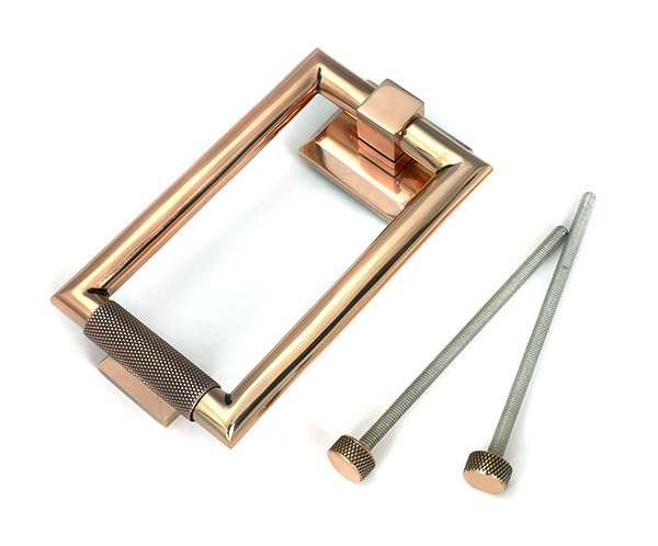 Brompton Door Knocker, Polished Bronze