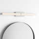 Erby Single Light Glass Dimmable LED Flush Mounted Sconce