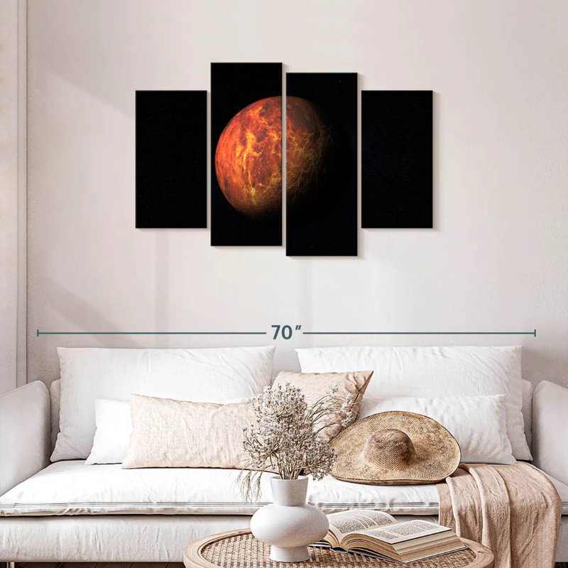 Oberle Planet Mars, 27"H x 43"W