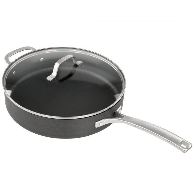 Winco Sauce Pan With Cover Helper Handle, Classic Sauce Pot with Lid,  Stainless Steel, 7.5-Quart