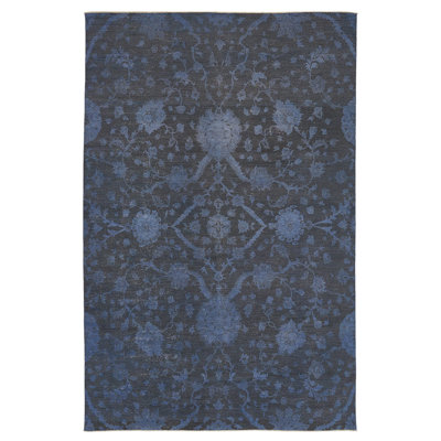 Blue Samsara Wool Rug - 8'5" x 13'