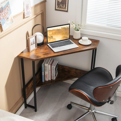 Bureau d'angle avec prises encastrées Montsalas