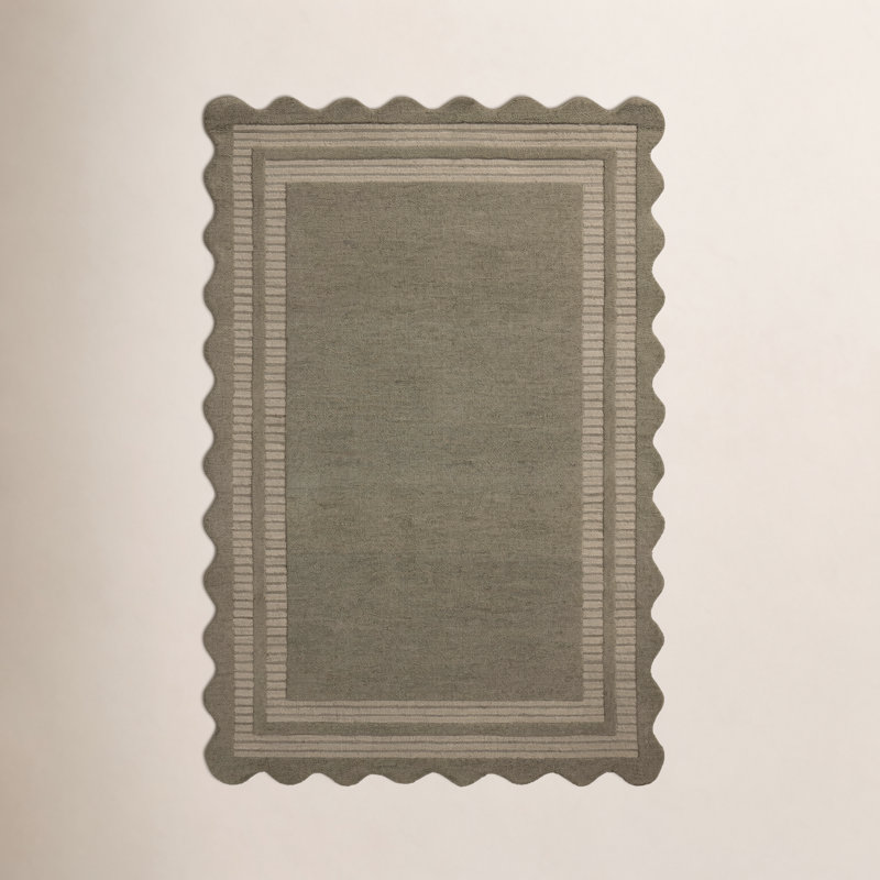 Chris Loves Julia x Loloi Scottie Area Rug, Rectangle 8'6" x 11'6", Olive/Pebble