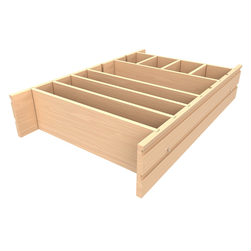 Deep Drawer Divider Insert, 6" H x 30.75" W x 19.81" D