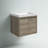 24.5" Wall-Mount Single Bathroom Vanity With Cultured Marble Top-1778752556