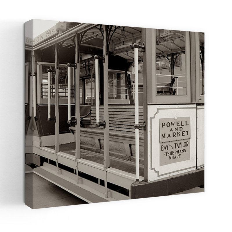 Funiculaire intérieur 6, art contemporain, H 18 po x l 18 po