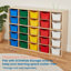 ECR4Kids Scoop Front Storage Bins, Multipurpose Organization, 25-Piece-59601995