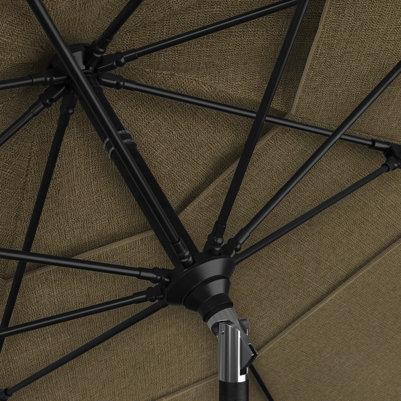 Parasol de marché 132 po Jahnke, Sunbrella® ‑ lin sésame