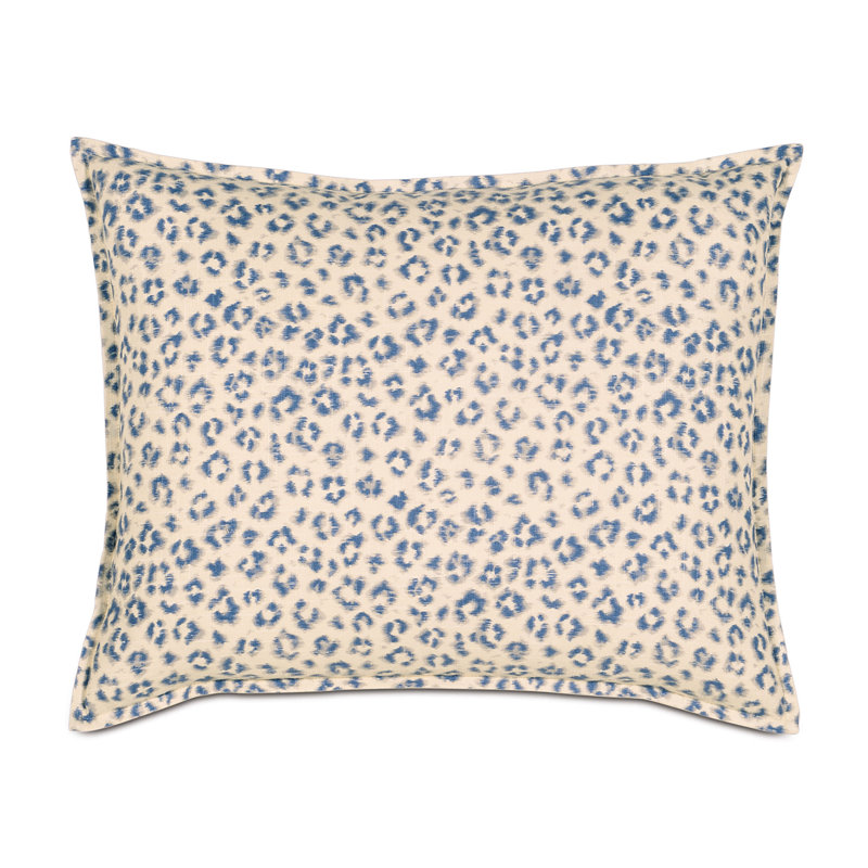 Emory Animal Print Linen Pillow Sham, Standard