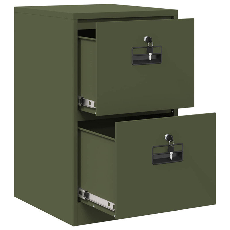 Storage Cabinet, Olive Green