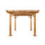 Quarrier 10 pi L 10 pi. Pergola en bois massif