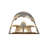 Rustic Lodge Flush Mounted Sconce