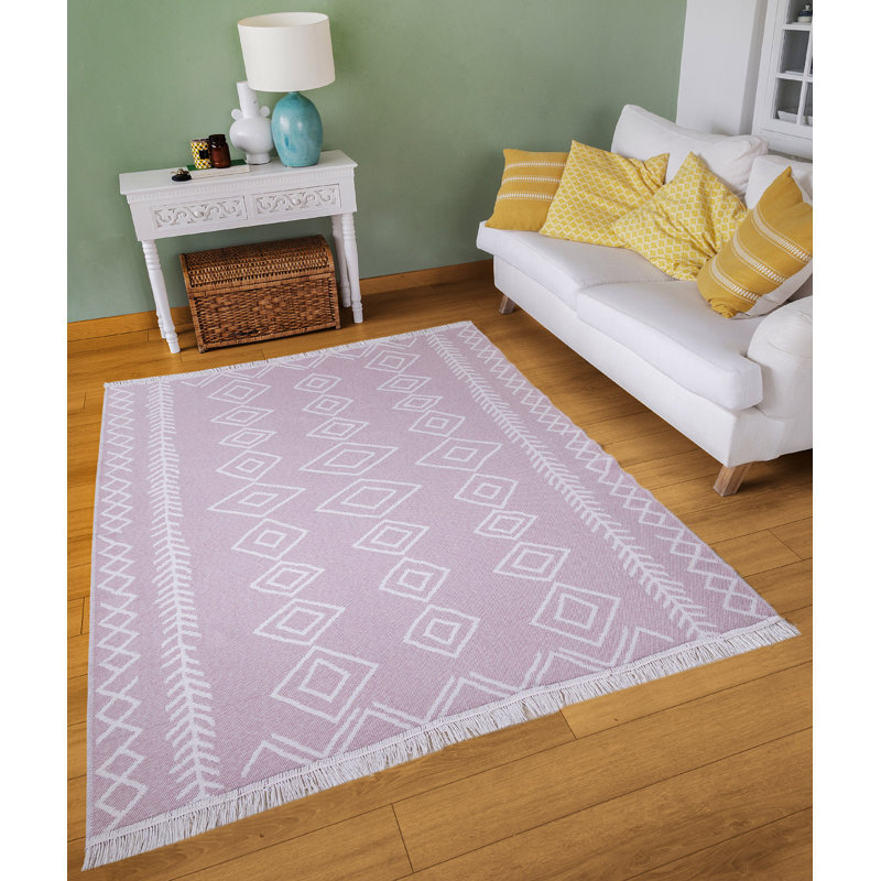 Schiff Cotton Argyle Indoor Rug, Rectangle 2' x 3'4"