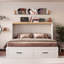 Lit escamotable peu encombrant avec station de charge intégrée et grand tiroir de rangement pour une chambre à coucher efficace.-2075246767