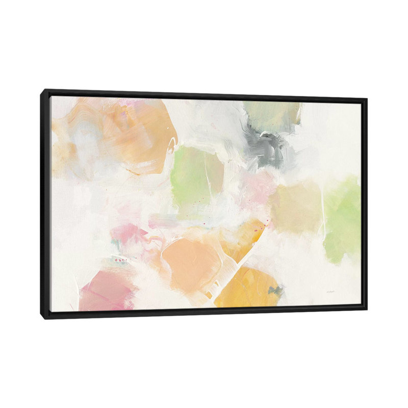 « ideas held tient air i », reproduction sur toile tendue, H 18 po x l 26 po x P 1,5 po, Toile avec cadre noir, Pas de tapis