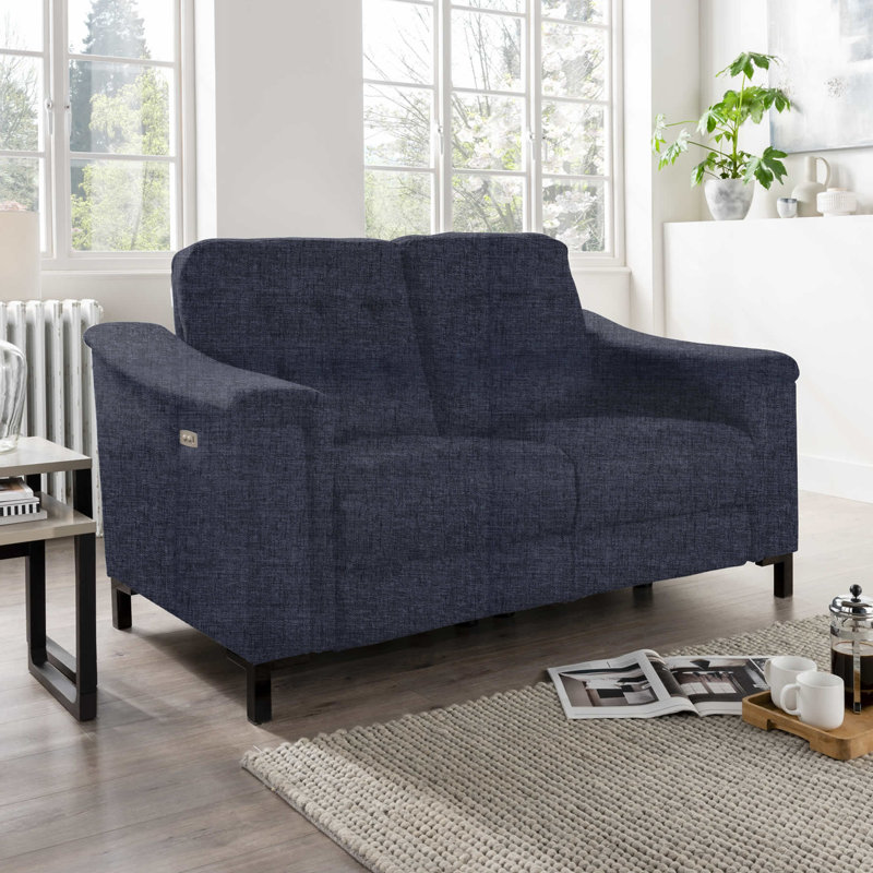 Marlin 2 Seater Reclining Sofa, Rouen Denim