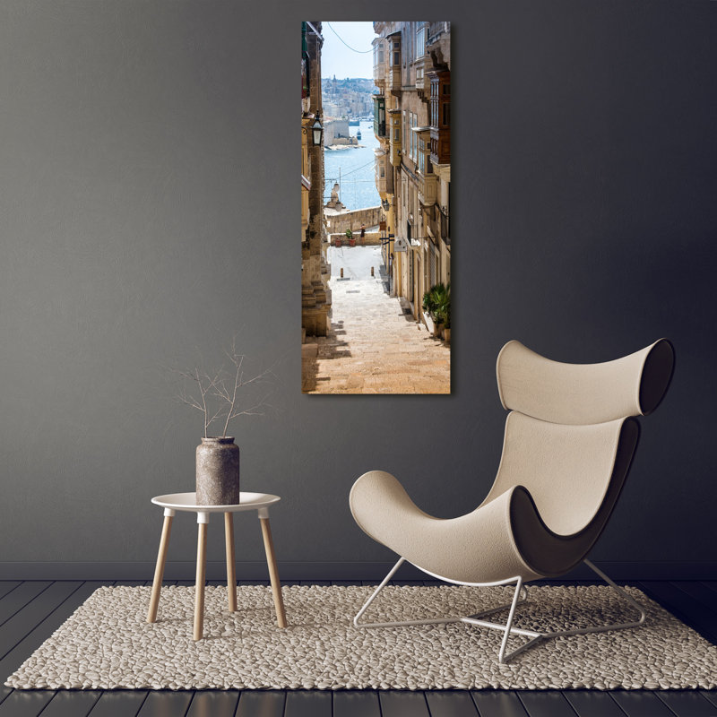 Streets In Malta - Wrapped Canvas Print